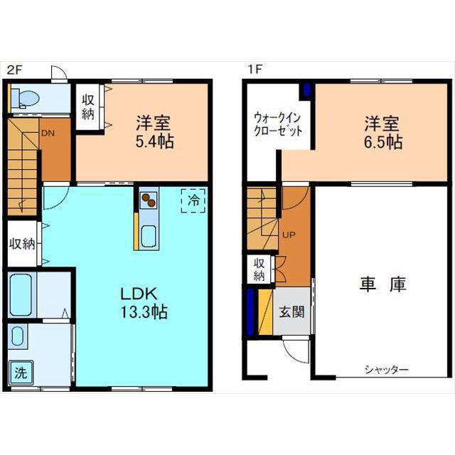 GARACE有松(2LDK/1階)の間取り写真