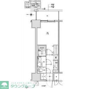 S-RESIDENCE志賀本通DEARLY(1K/5階)の間取り写真
