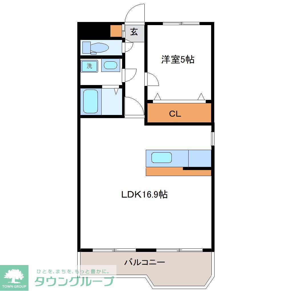 セルシオ・ITO(1LDK/3階)の間取り写真