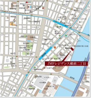 JMFレジデンス蔵前二丁目(2LDK/13階)の間取り写真