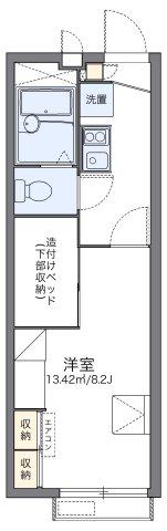 レオパレスSAKURANO(1K/1階)の間取り写真