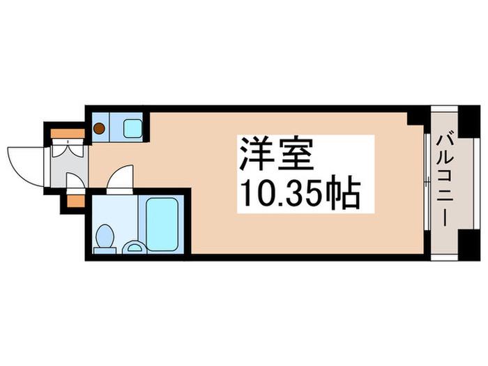 藤和新川コープ(ワンルーム/7階)の間取り写真
