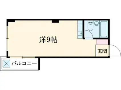 レンツェン吉祥寺(ワンルーム/3階)の間取り写真