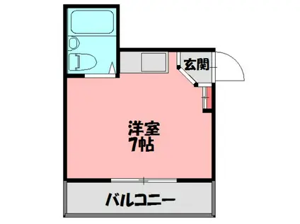 エスパシオ古川橋I(ワンルーム/3階)の間取り写真