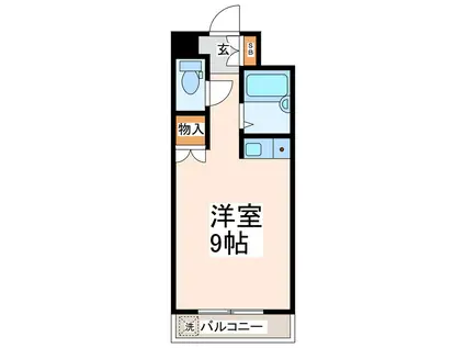 コート・ヴィレッジ・アボシ(ワンルーム/6階)の間取り写真