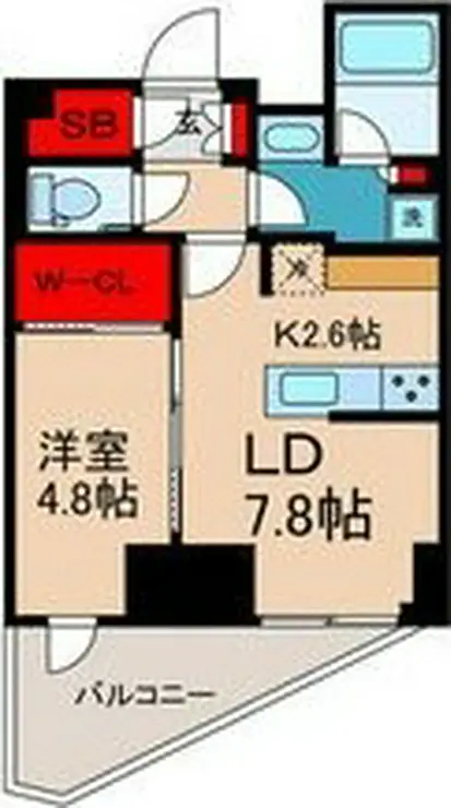 パークタワー東中野グランドエア 3階階 間取り