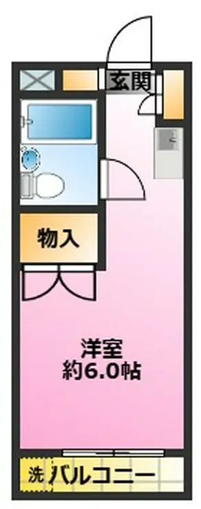 ユースフル武蔵小杉 4階階 間取り