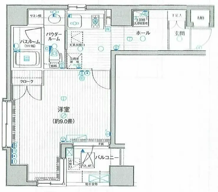 ラグジュアリーアパートメント御徒町 2階階 間取り