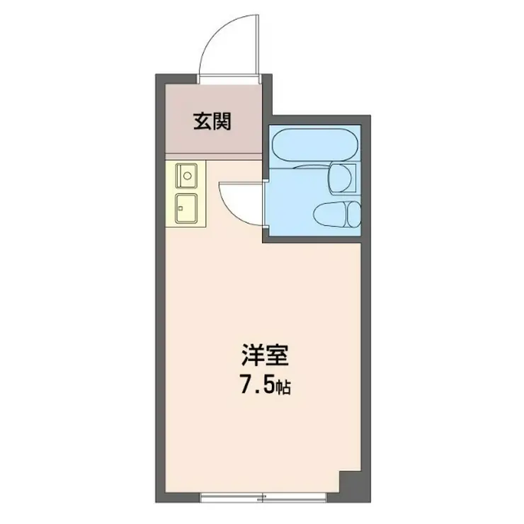 マルエイシティハイツ片倉 1階階 間取り