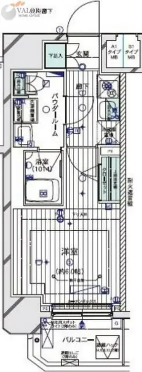 メインステージ川崎クロシア II 11階階 間取り