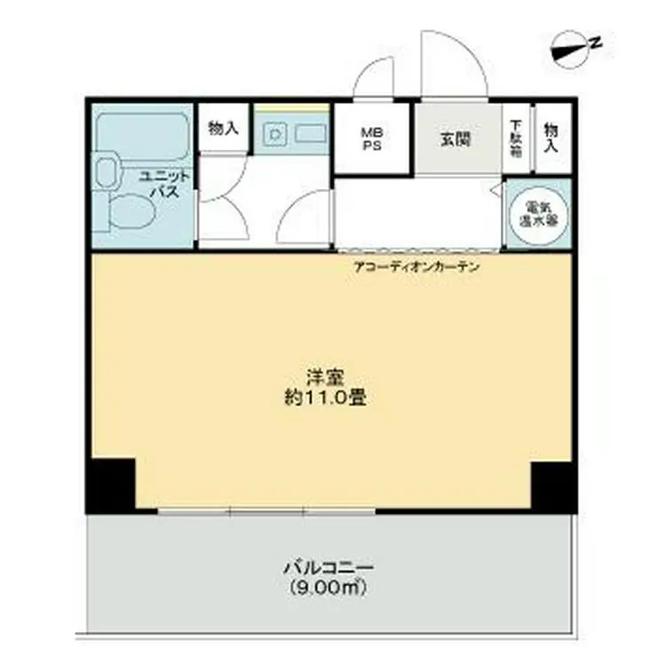 三田富洋ハイツ 10階階 間取り