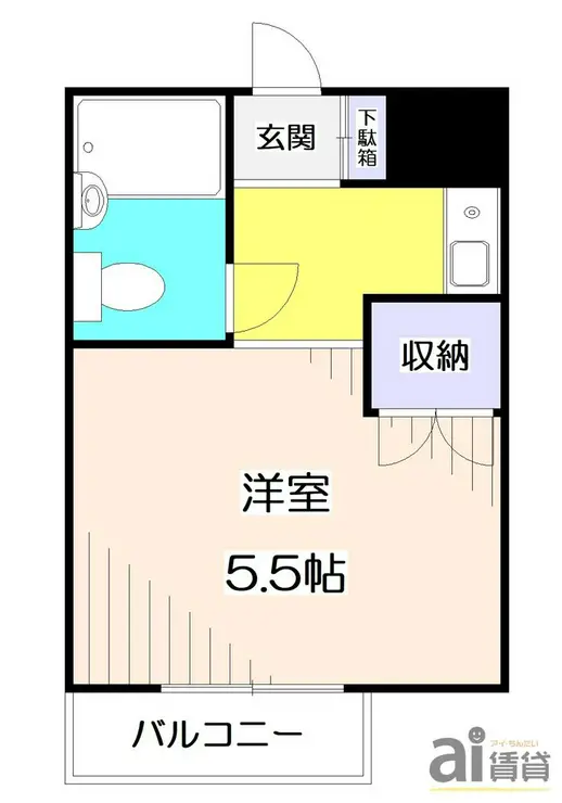 サンハイツ清瀬 1階階 間取り