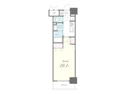 ROOTS SHINJUKU WAKAMATSUCHOルーツシンジュ(1K/5階)の間取り写真