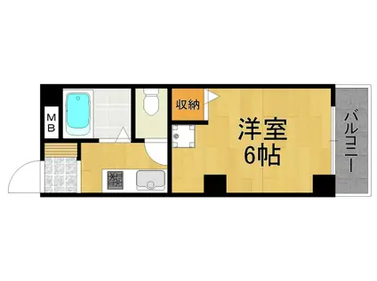 ルピナス(1K/3階)の間取り写真