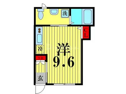 A・PAGE(ワンルーム/1階)の間取り写真