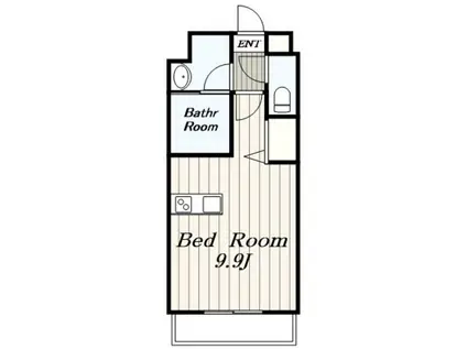 JMFレジデンス町田(ワンルーム/7階)の間取り写真