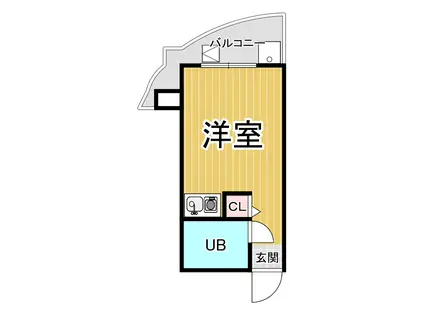 エフアールマンション(ワンルーム/3階)の間取り写真