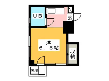 メダリスト(ワンルーム/4階)の間取り写真