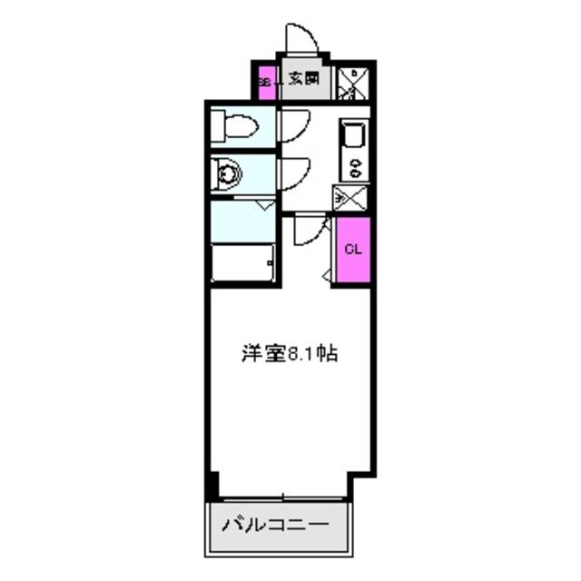 S-RESIDENCE 都島(1K/11階)の間取り写真