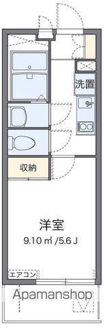 レオパレス川崎港町(1K/1階)の間取り写真