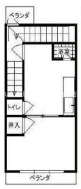 マンション 大阪市北区長柄中(1DK/2階)の間取り写真