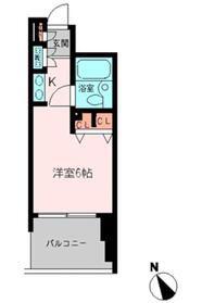 恵比寿アーバンハウス(ワンルーム/2階)の間取り写真
