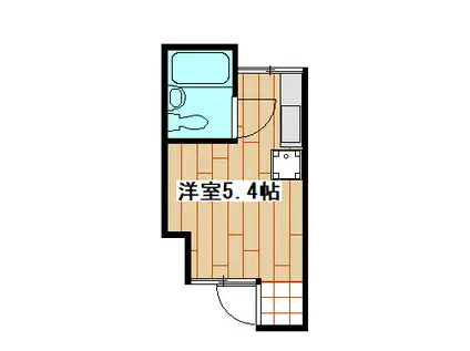 ニューライフ横浜(ワンルーム/1階)の間取り写真