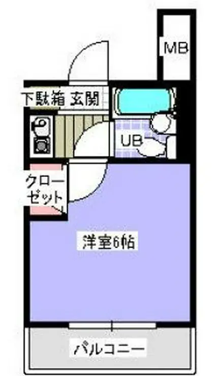 グランフィールド南行徳 2階階 間取り