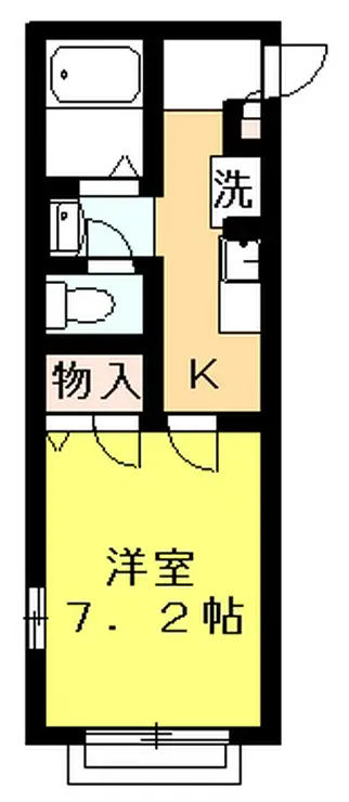 中山ロジュマン 1階階 間取り