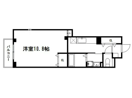 グラン・シエル(1K/3階)の間取り写真