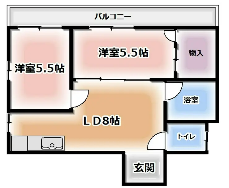 セゾン・デ・ドモン 3階階 間取り