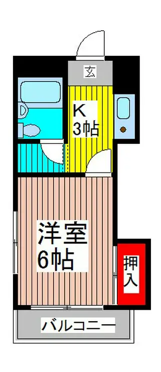 AS戸田 3階階 間取り