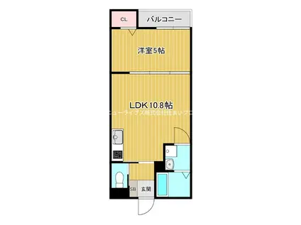 グランアヴェニール門真(1LDK/2階)の間取り写真