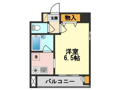 メゾン・トカチ(1K/3階)の間取り写真