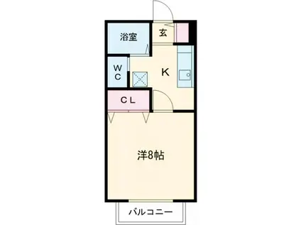 マールホイセン(1K/1階)の間取り写真