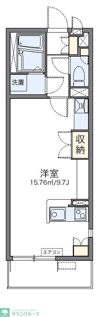 レオネクストTOMY(ワンルーム/3階)の間取り写真