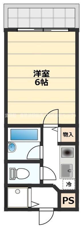 ステージハウス(1K/1階)の間取り写真