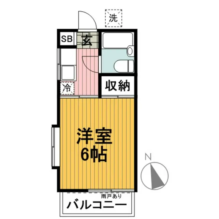 ブリス白楽 1階階 間取り