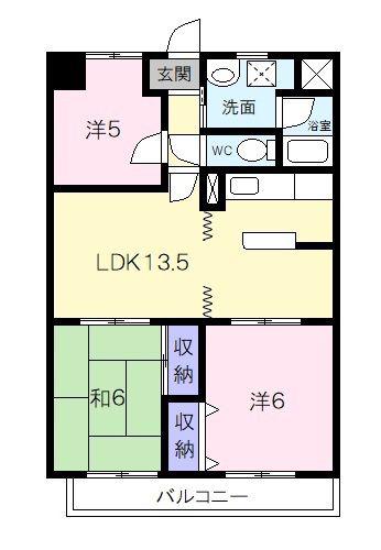 センチュリーハイランド(3LDK/8階)の間取り写真