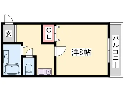 ルーキー東条マンション(1K/3階)の間取り写真