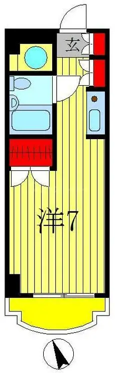 ロザール松戸 1階階 間取り