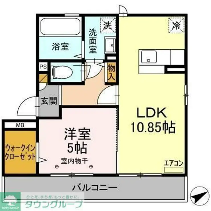 ウェルデンス幕張 3階階 間取り
