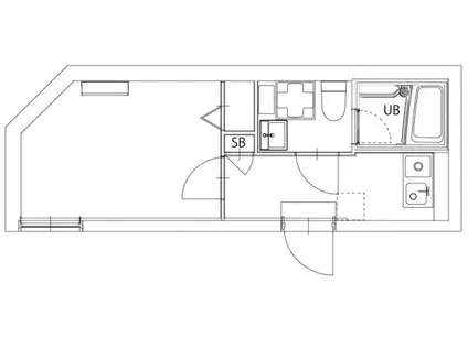 CITY WALK下板橋(1K/3階)の間取り写真