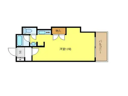 スターマンション(ワンルーム/6階)の間取り写真