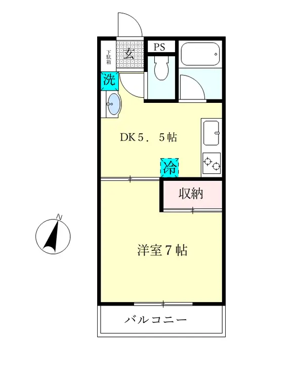 メゾンプリムラ 2階階 間取り
