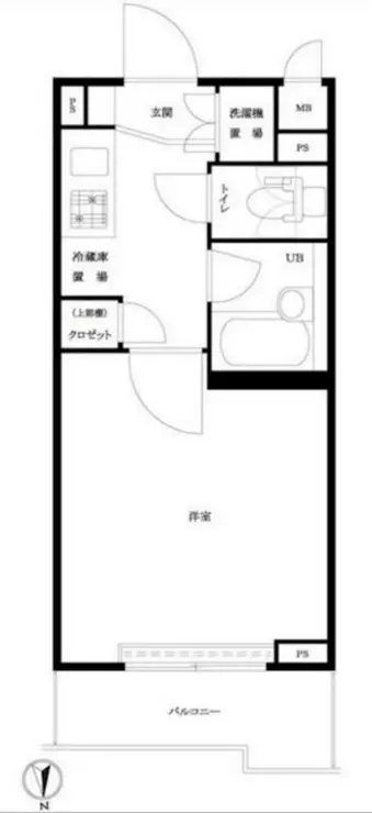 ルーブル大鳥居 2階階 間取り