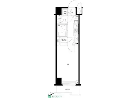 ルーブル南馬込参番館(1K/4階)の間取り写真