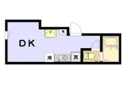 アールヒルズ日本橋(ワンルーム/3階)の間取り写真