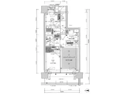ザ・パークハウス杉並高井戸プレイス(2LDK/6階)の間取り写真