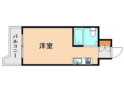 メゾン・ド・ミラージュ(ワンルーム/11階)の間取り写真